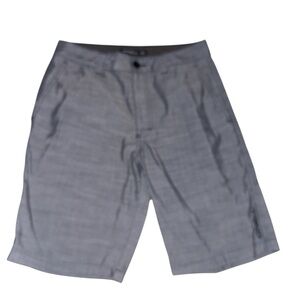 O'Neill Gray Flat Front Shorts Lightweight Casual Wear size 28